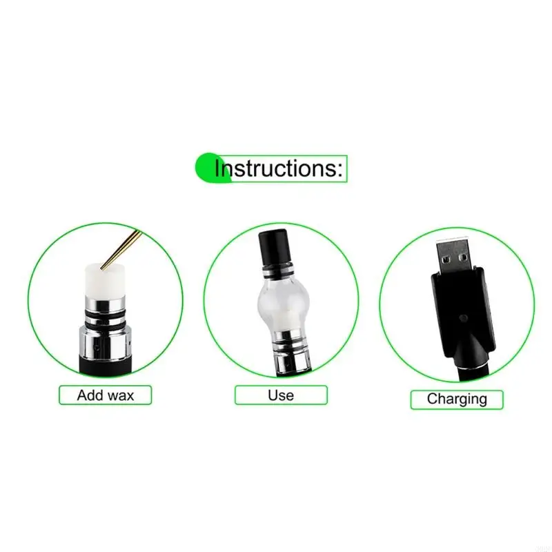 G92C Portable Atomizing Pen Accessories No Need Soldering Iron Thickened Glass Wall