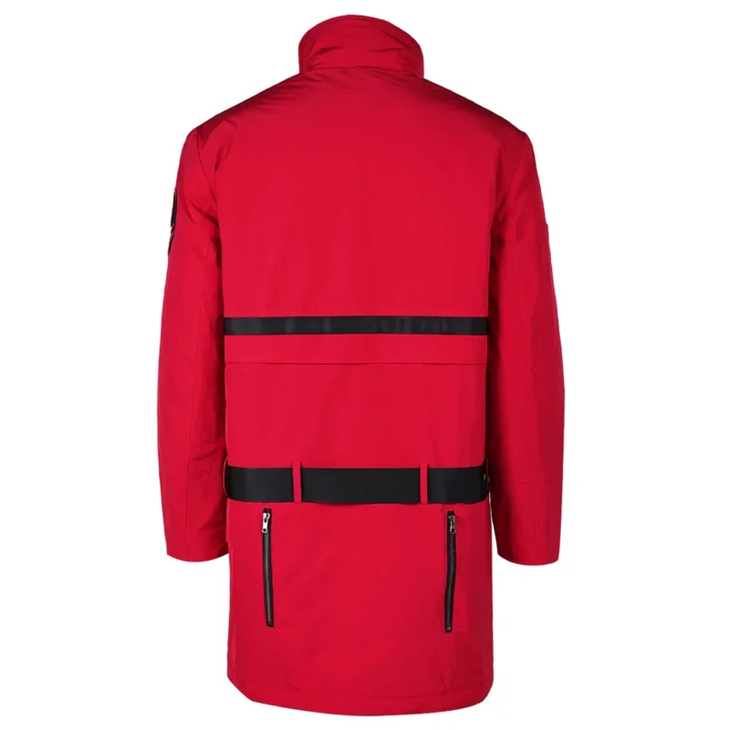 

ss13Ghost Busters 2 Cosplay Frozen Empire Grooberson Costume Red Coat for Men Women Outfits Halloween Carnival Disguise