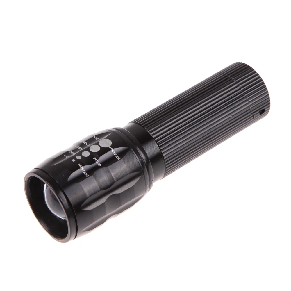 

Водонепроницаемый светодиодный фонарь 3W с 3 режимами и зумом для дома, улицы, кемпинга, походов, рыбалки