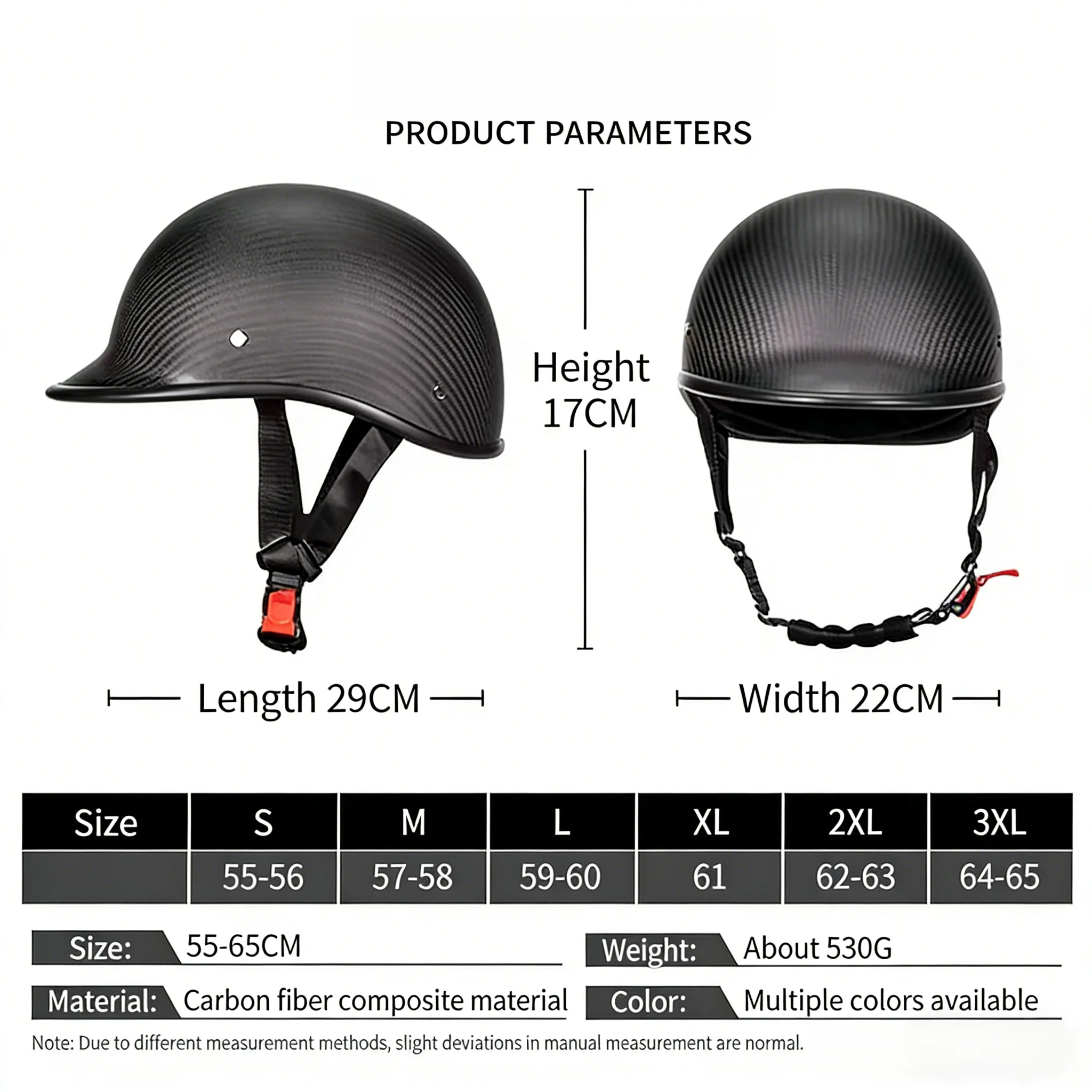 Casco Moto Leggero in Fibra di - Skull Cap Helmet Liner recensione e prezzo