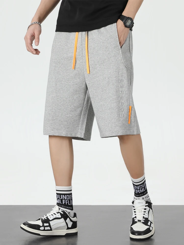 Sommer Baggy Sweat shorts Männer Hip Hop Streetwear lose Jogger kurze Männer gerade Baumwolle Casual Shorts