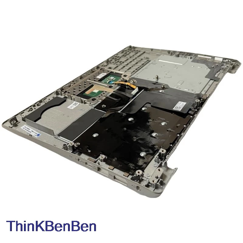 Imagem -03 - Capa com Tampa Palmrest Tampa do Teclado para Lenovo Ideapad 330s 14 14ikb 14ast 5cb0r07685 fr Francês e Platina Cinza