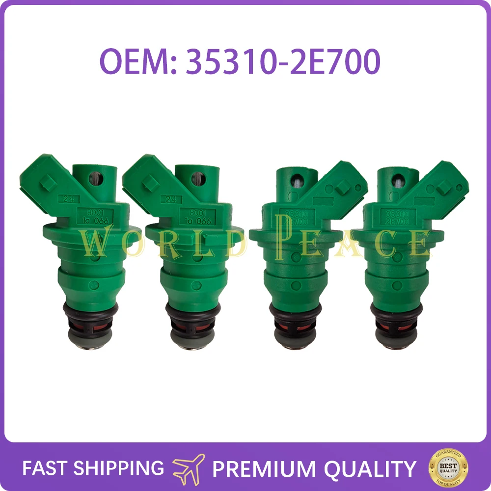 

35310-2E700 1PCS-4PCS New Fuel Injector Nozzle 353102E700 for Hyundai Sonata Kia K5 2.0L 16V
