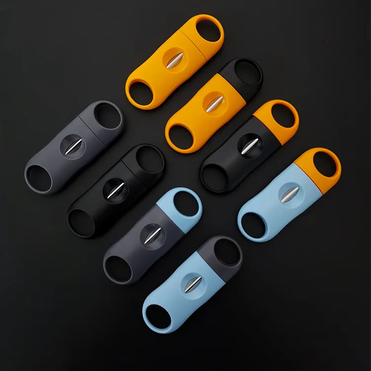 3pcs Cigar Cutter Set Stainless Steel V cutter Cigar Cutter Knife Cigar scissors cigar accessories