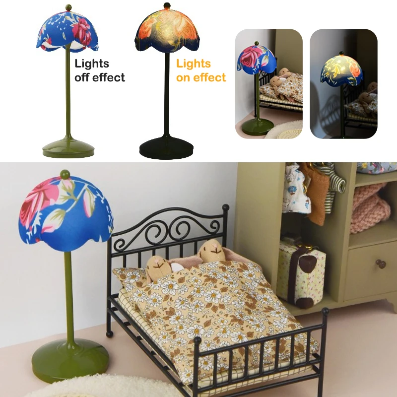 

1/6 кукольный домик, светодиодная лампа, миниатюрный торшер, модель куклы, домашняя мебель, декор, лампа, игрушка, микросцена, строительный реквизит