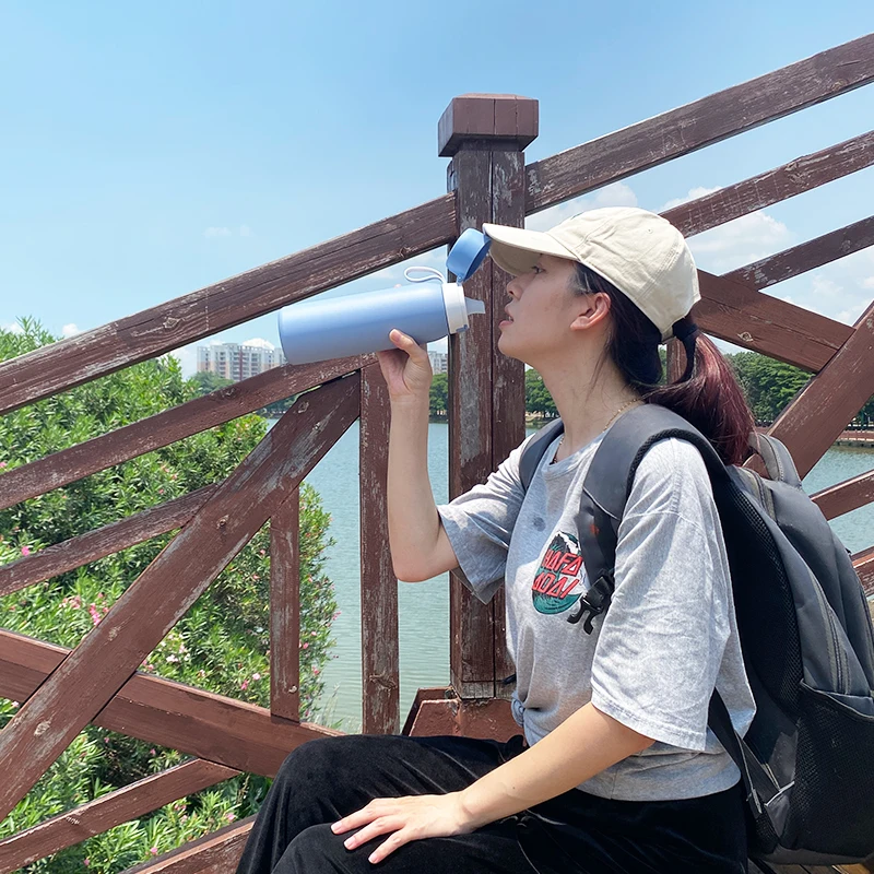 飲料水浄化装置,ポータブル浄水器,ハイキング,キャンプ,ステンレス鋼,ピッチャー付き