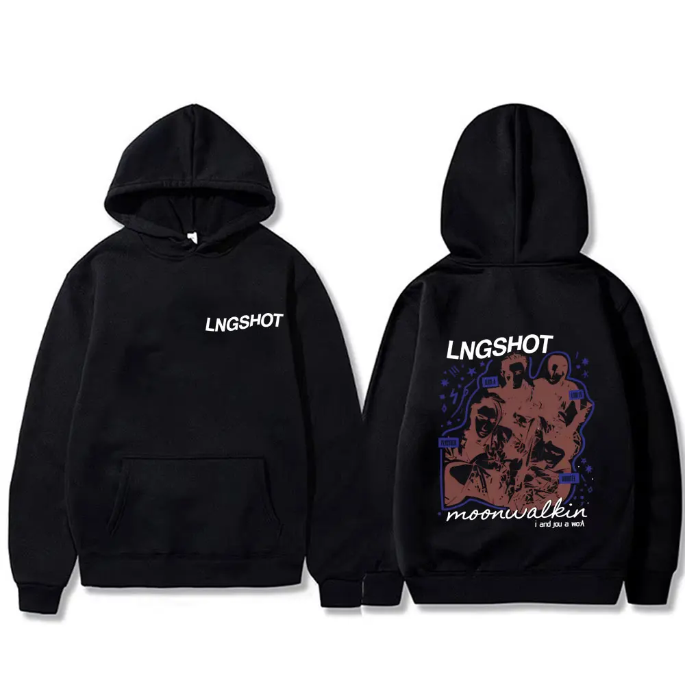 

Korean Band Lngshot Face Graphic Hoodie Men Women Kpop Fashion Trend Hooded Sweatshirt Unisex Casual Vintage Oversized Hoodies