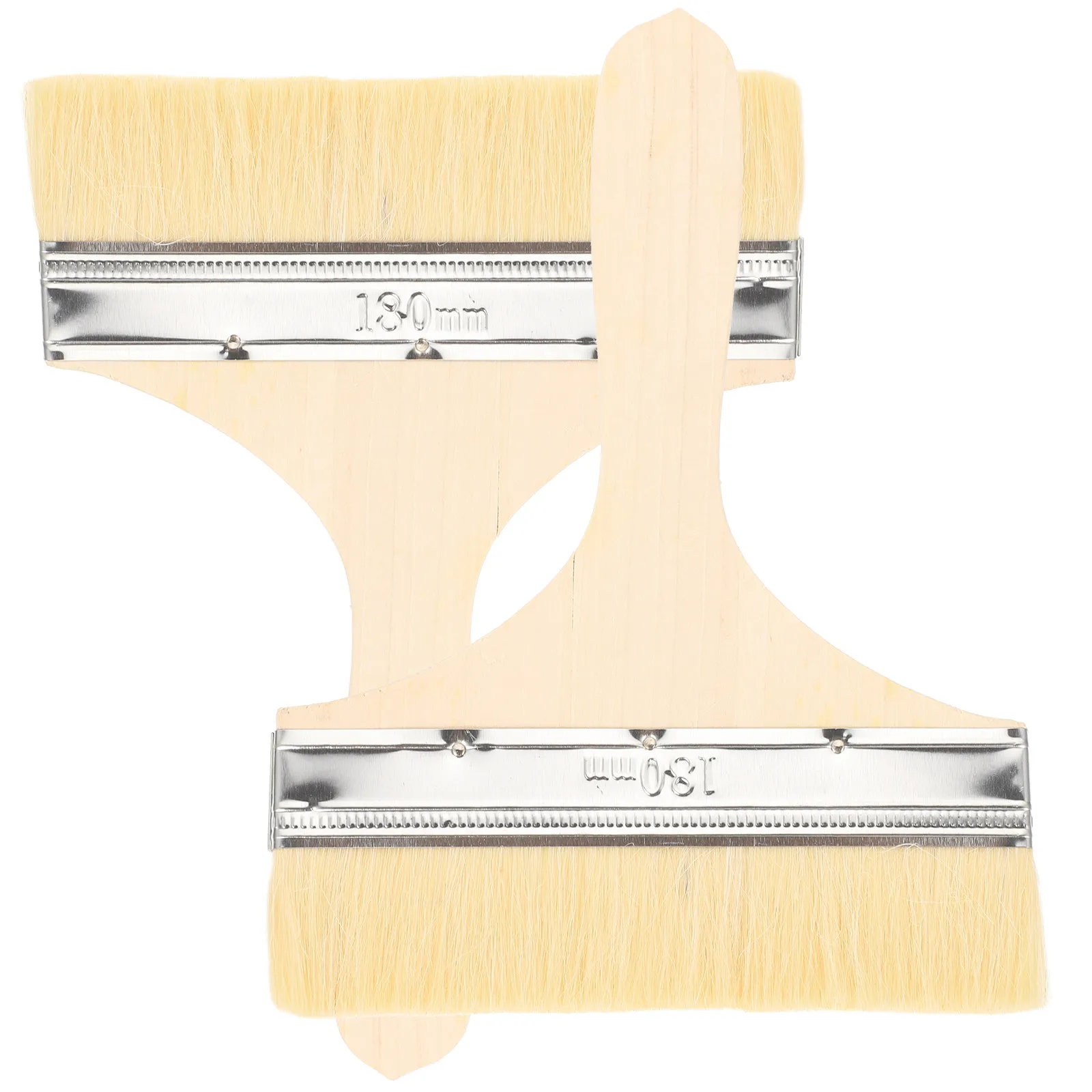 

Набор из 2 многофункциональных кистей для рисования с деревянной ручкой и длинным стержнем, с флисовыми щетинками, для покраски стен, уборки, домашних DIY-проектов, художественных работ, масляной живописи