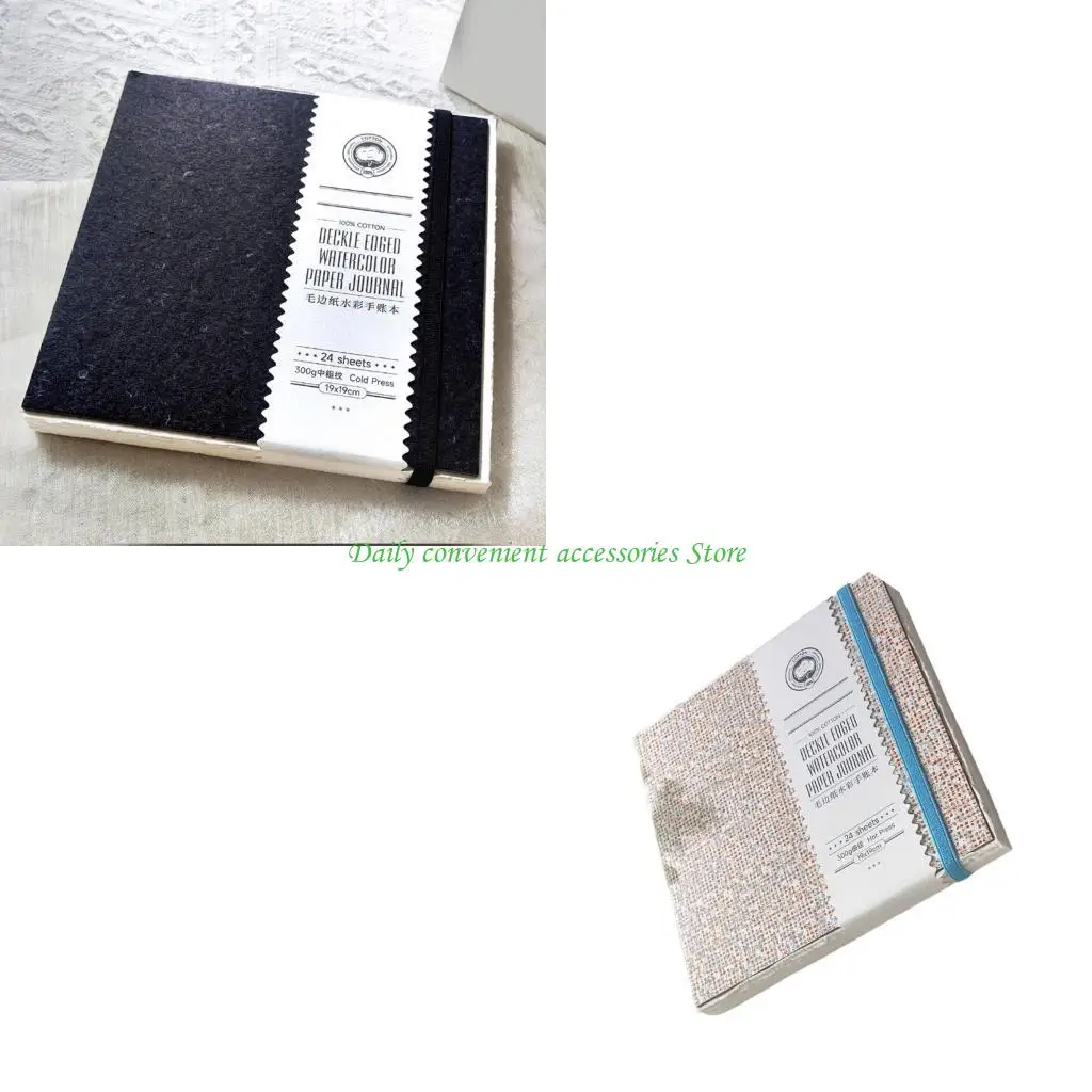 97QB Chuyên Nghiệp Màu Nước 300GSM Giấy 24 Tờ Nghệ Sĩ Màu Nước Giấy Lót Dành Cho Du Lịch Phác Thảo Vẽ