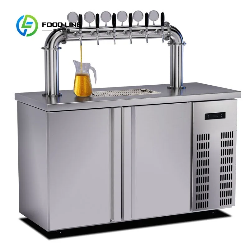 

Customized Stainless Steel Server Food Grade Electric Refrigeration Freestanding Installation Dispenser Draft Beer Machine