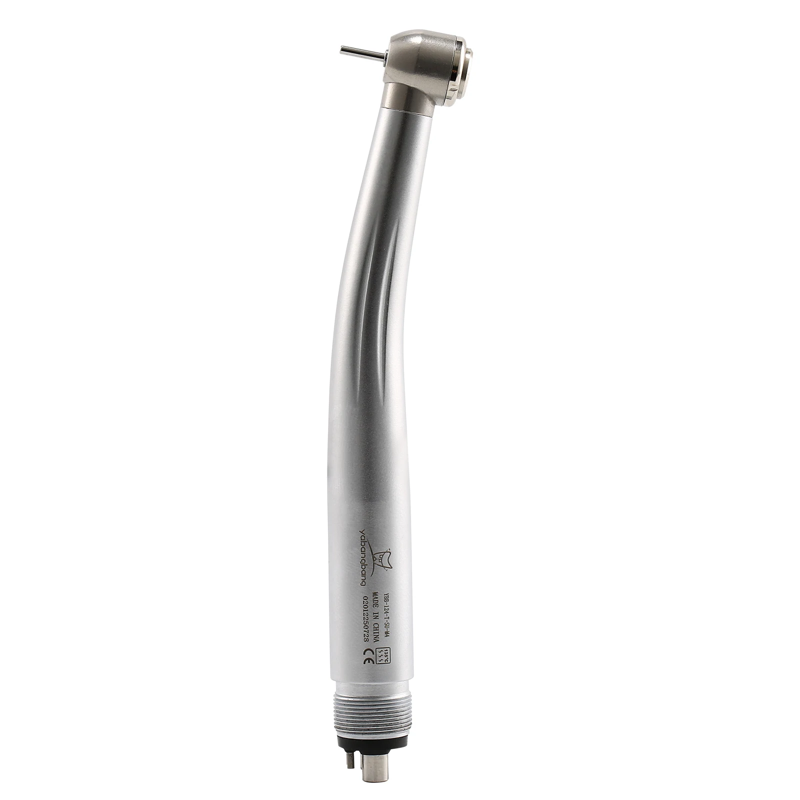 10 pcs Dental 4 Hole Large Head Air Turbine High Speed Handpiece Push Button Large Head Stainless Steel