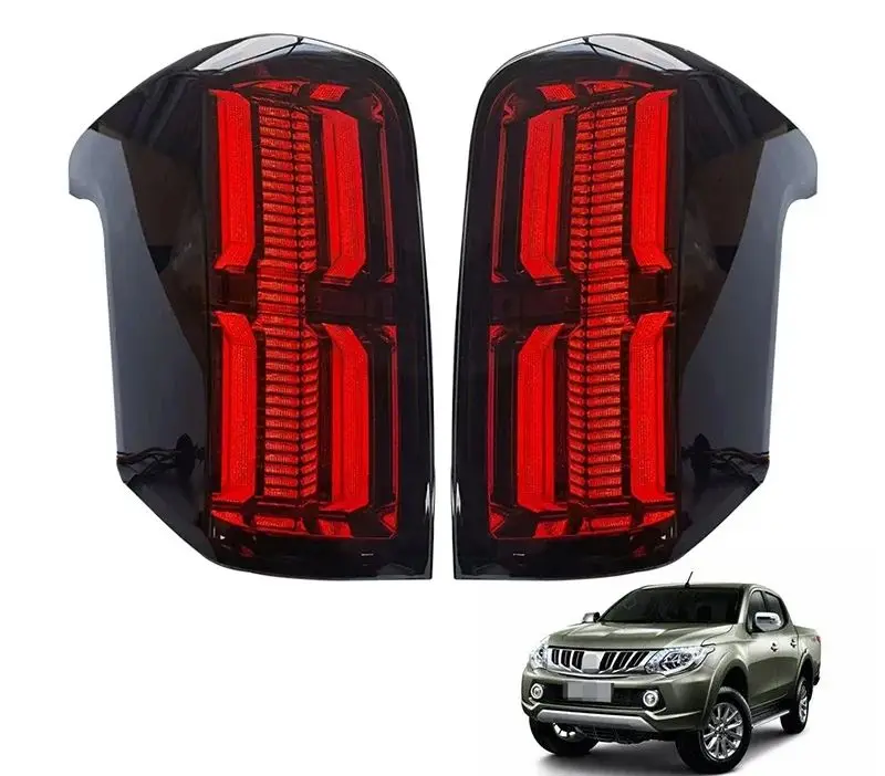 

retrofit LED taillights For MITSUBISHI TRITON L200 2015-2018 New pickup appearance accessories Brake warning light assembly