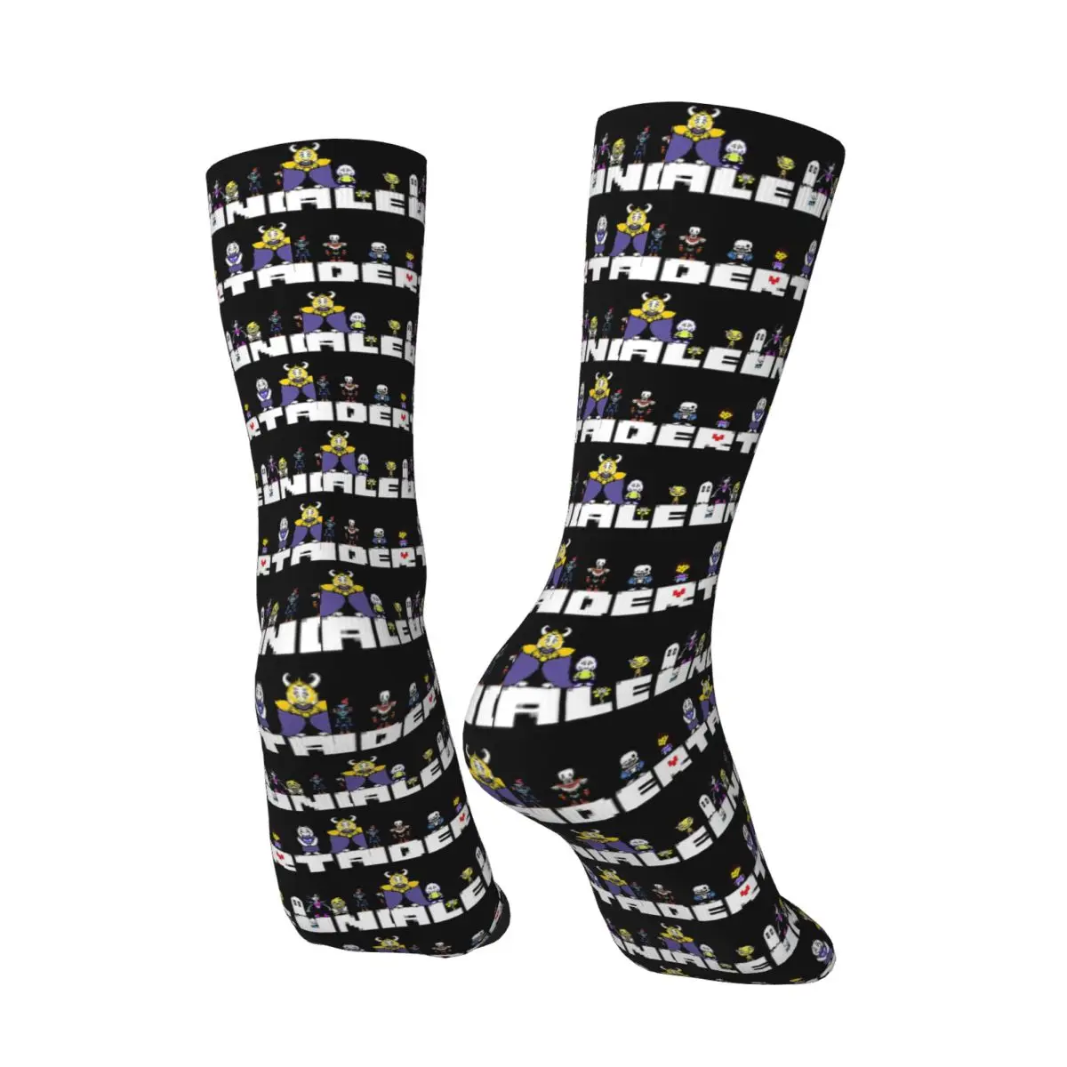 All Seasons Graphic Video Game Undertale Monster Friend Socks Harajuku Crew Socks Stockings for Men Women Valentine's Day Gifts