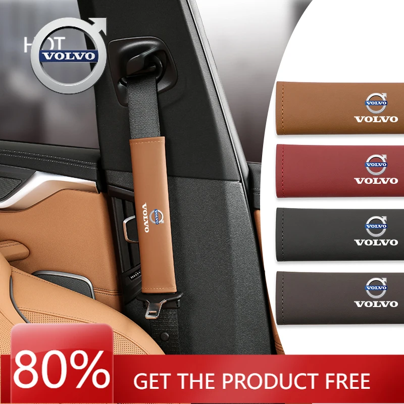 

Новинка 2026: Горячая продажа! Защитные накладки на ремни безопасности из искусственной кожи (2 шт.) для Volvo XC90, XC60, V50, S60, V70, V60, V40, S90, Olestar A