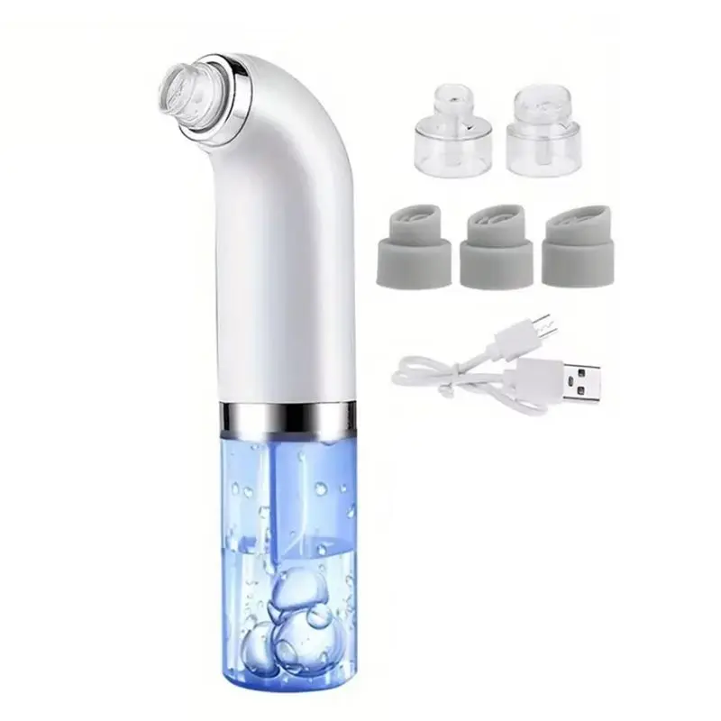 

HOT SALE-Blackhead Remover Pore Vacuum Facecleaner Electric Pimple Acne Black Headremoval USB Rechargeable Water Cycleblack