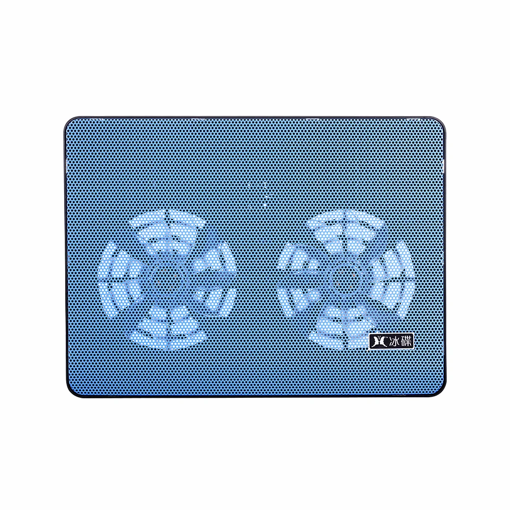 High-performance Laptop Cooler Laptop Cooling Pad Double Fans Cooler with Two USB Ports Support for Laptops Under 17 inch