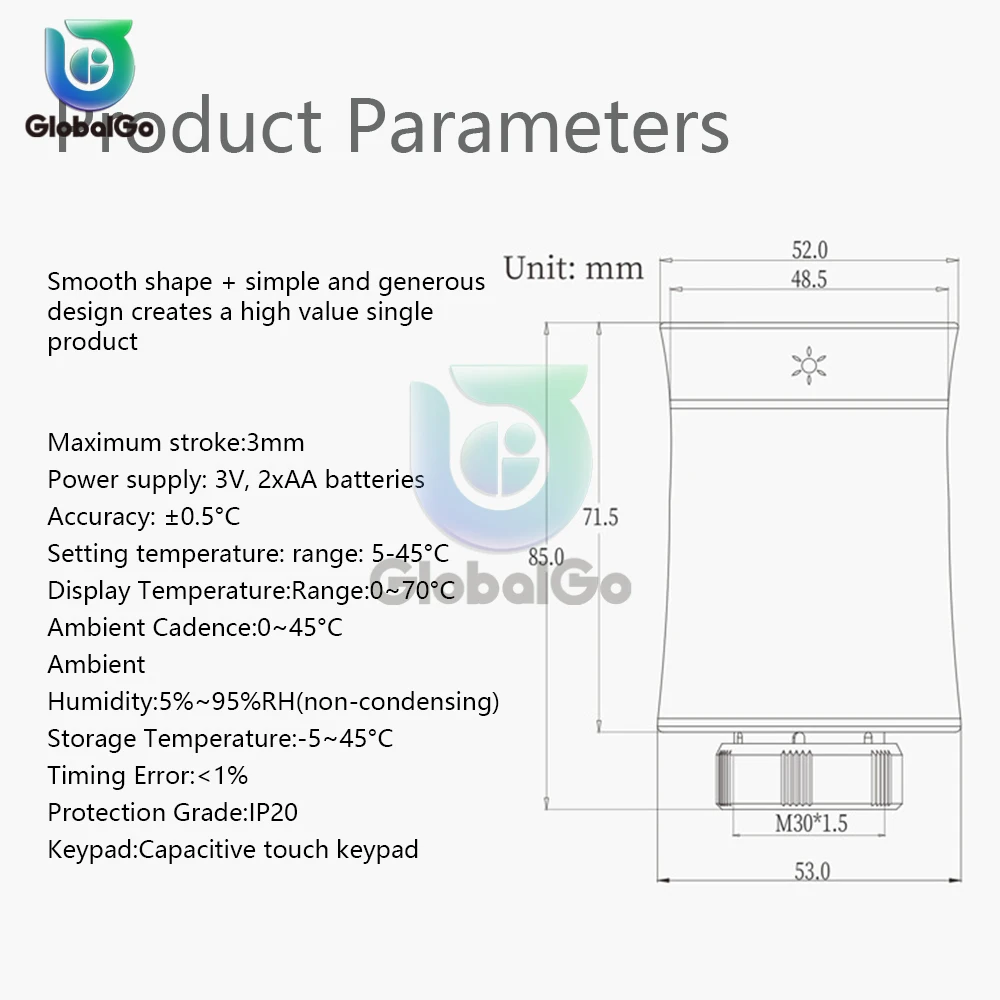 Tuya Smart Radiator Actuator Valve ZigBee TRV Smart Programmable Thermostat Temperature Heater Control