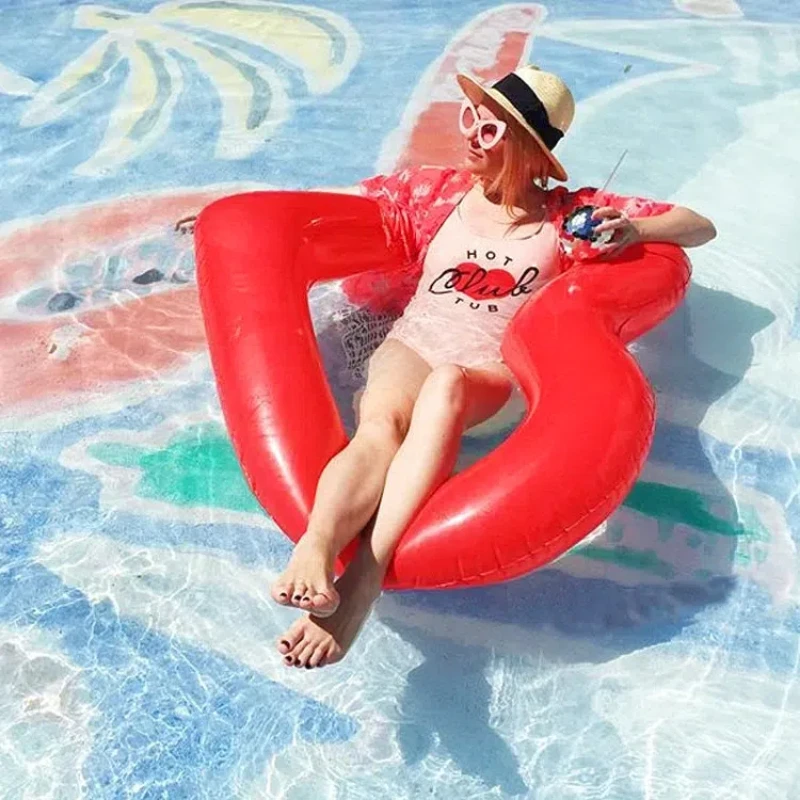 Anneau de Natation Gonflable en Forme de Cœur, Connaissance Chaude, Amour, Radeau Flottant, Jouets, Loisirs, Vacances, Photographie, Ceinture de Sauvetage