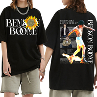 2024 Popular Singer Benson Boone Shirt  Benson Boone Fireworks & Rollerblades Tour Tshirts Hit Me Hard and Soft Tops