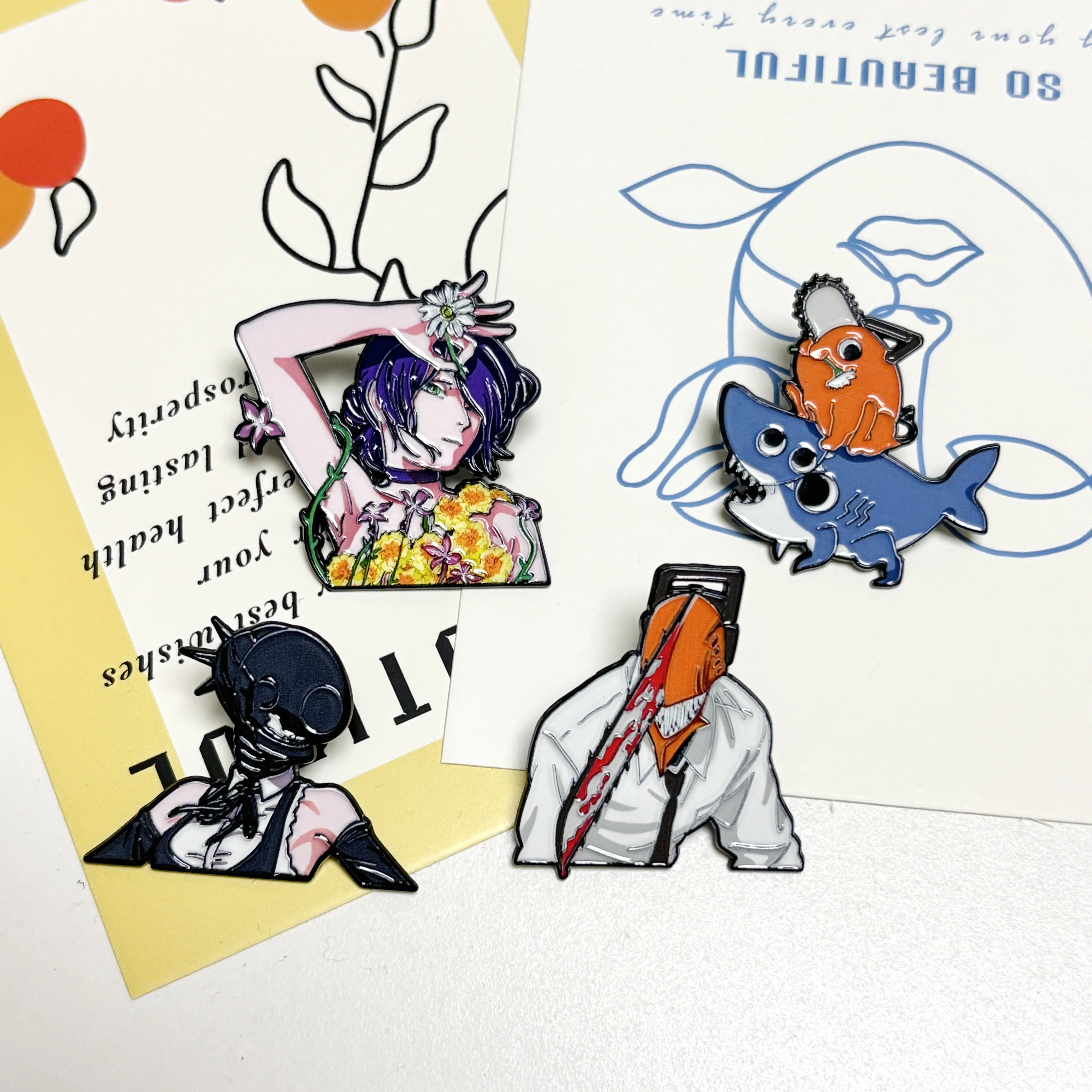 

Anime Character Enamel Brooch Badge for Women and Men, Cartoon Decorative Pin, Punk Accessory, Gift for Friends