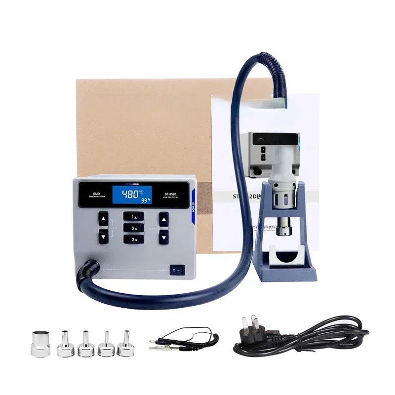 

Best Seller FirstATTEN ST-862D BGA Chip Rework Station Intelligent Digital Display 1000W Hot Air Gun Desoldering Station