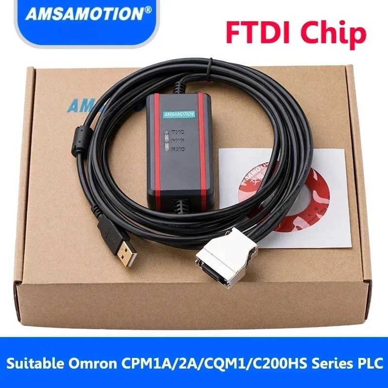 Câble de téléchargement USB-CIF02 adapté au câble de programmation PLC de la série Omron CPM1A/2A, Port USB CQM1-CIF02 amélioré