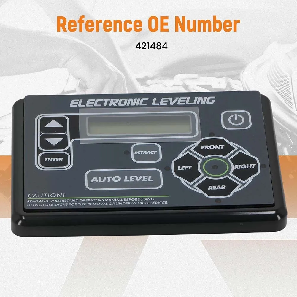 RV Touchpad 421484 for Ground Control Leveling System For Lippert For 5th Wheel Trailers for auto Level Button and Voltage