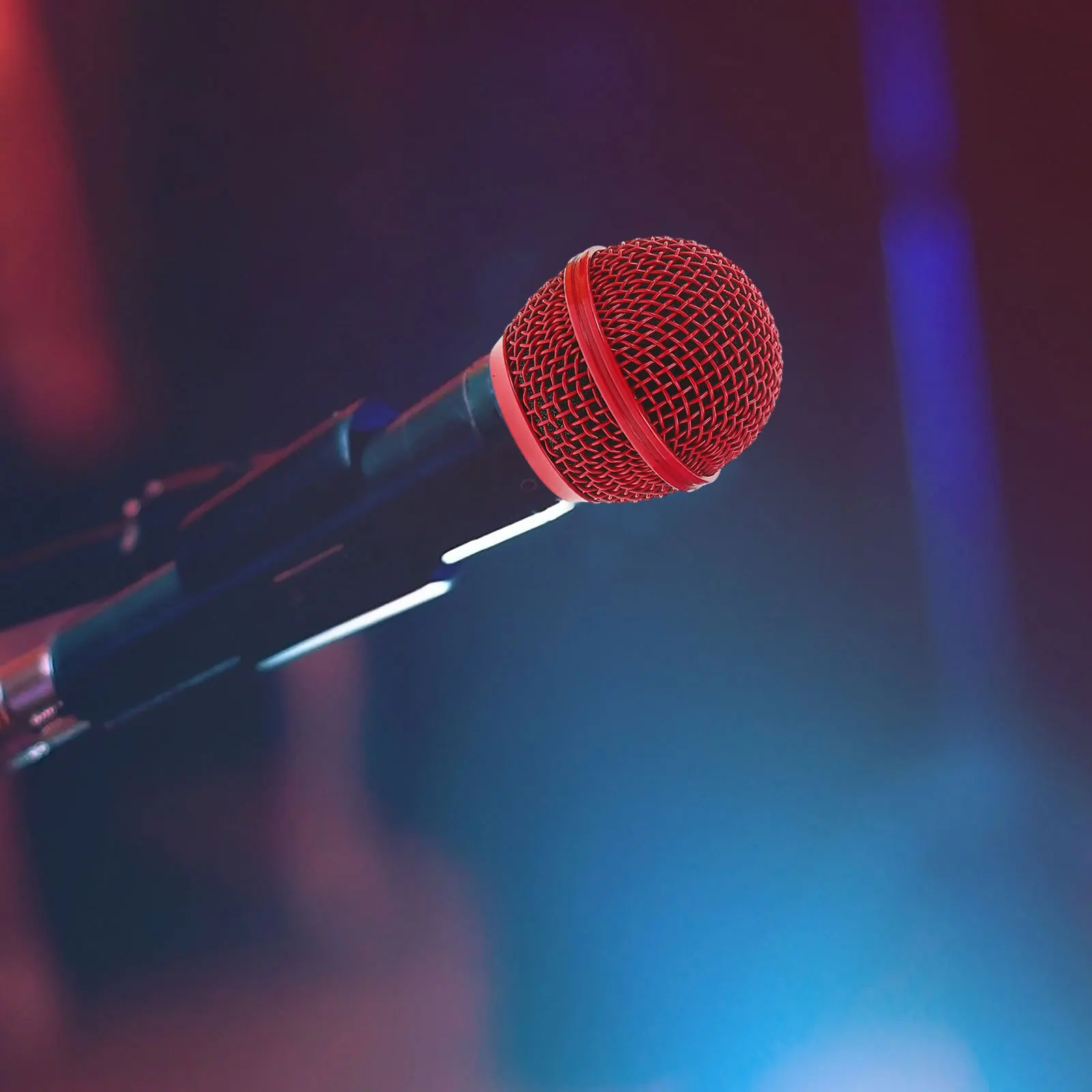 4 قطع من غطاء شواية الميكروفون المعدني لاستبدال أجزاء الميكروفون اللاسلكي، تصميم أنيق لشبكة استبدال الميكروفون