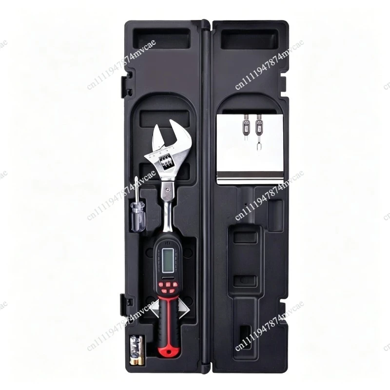 For ZK-188 Digital Torque Wrench High Precision Adjustable Click Type with Exchangeable Head for AC Repair Mechanics Tools