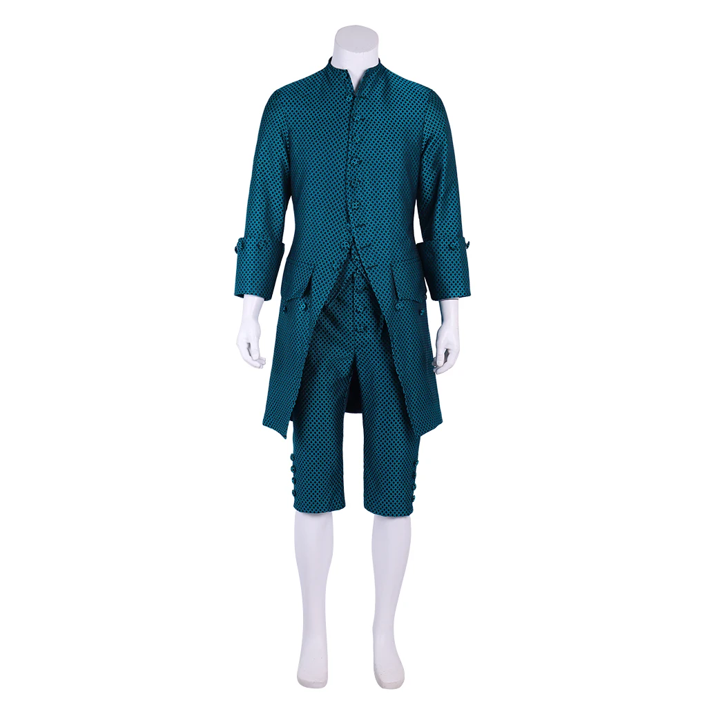 

18th Century British Mens Prince Costume King Party Suit Noble Duke Costume Medieval Green Gentleman Suit Antoinette Cosplay