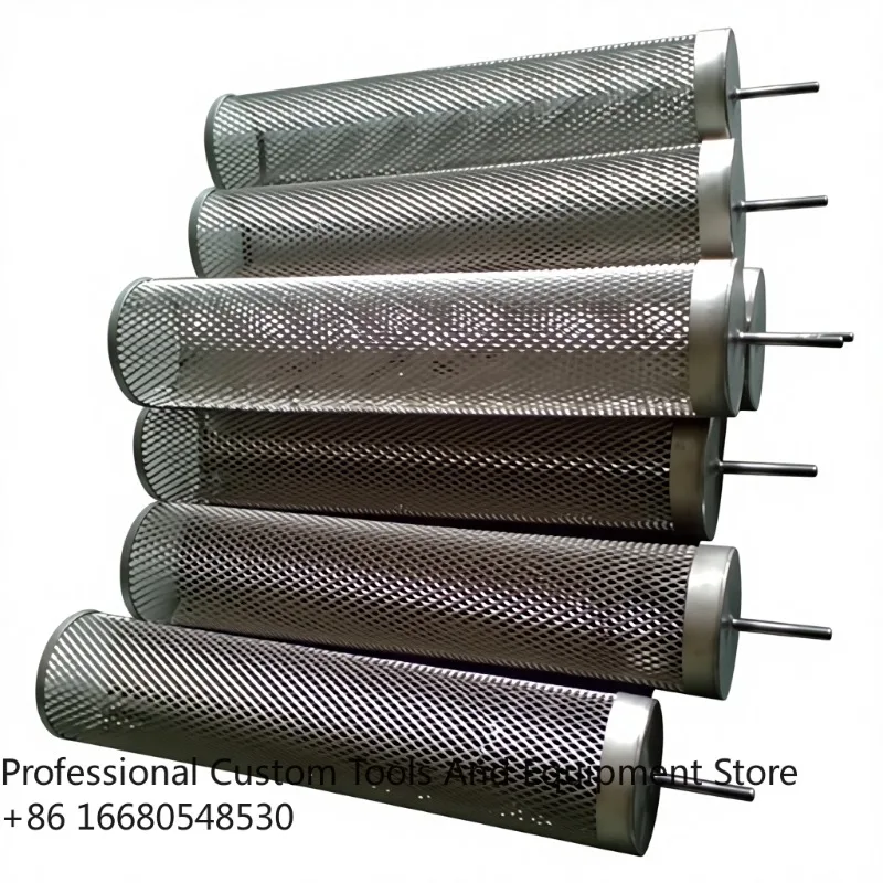 ErHigh Purity 99.8% Titanium Anode Mesh Cylindrical Basket for Electroplating & Galvanizing with Cutting Bending Welding Service