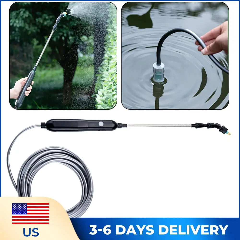 

Электрический распылитель для пестицидов и полива цветов, перезаряжаемый, с телескопической насадкой для сада, газона, борьбы с сорняками и ухода за растениями