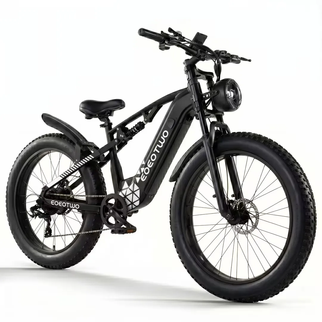 Electric Bike, 1500W Peak Ebikes for Adults, 26'' Fat Tire Best Ebike for Men Women, 60 Miles with 840Wh Battery, 34 MPH Max Speed Bicycles, 330LB Capacity image 3