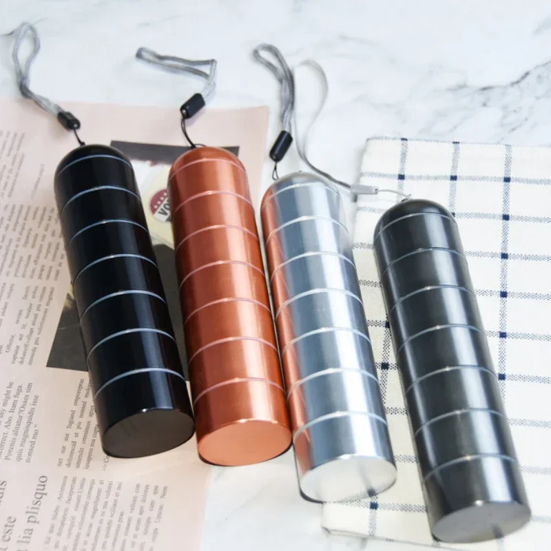 

Metal Pill Organizer Weekly Waterproof Travel Pill Box Large Aluminum Alloy Pill Case Container 7 Day Daily Medicine Organizer