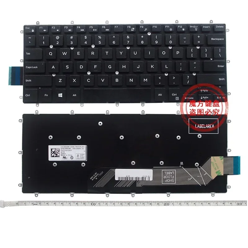 New US Keyboard For DELL Latitude 3490 E3490 L3490 P89G 5379 7580 5379  Keyboard