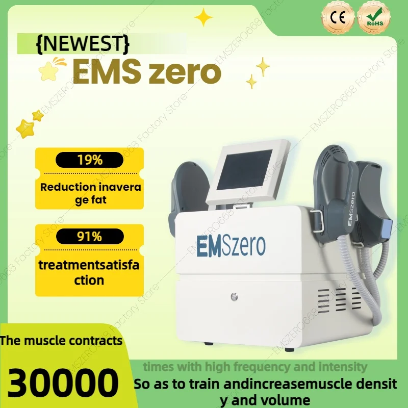 

2025 Newest EMSZERO RF 6500W HI-EMS Slimming Machine Muscle Shaping EMSZero Obtains CE Certification Optional Pelvic Cushion