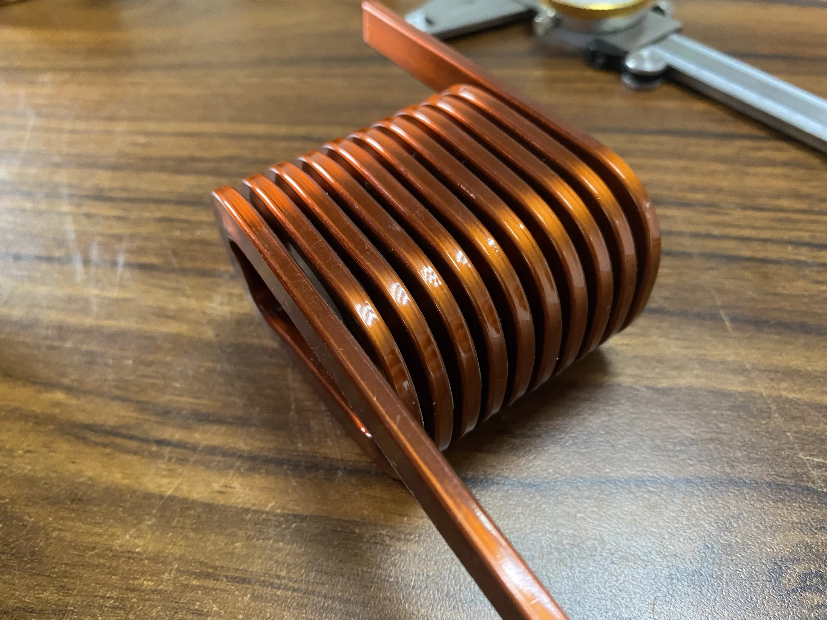 Magnetic Coil Flat Copper Wire Air Coil Air Inductor Coil Flat Windings