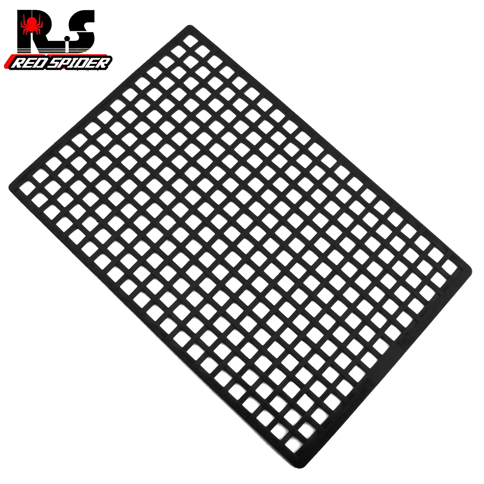 1Pcs Simulation Rubber Mesh Window Net Luggage Net Suitable for RC Remote Control Car TRX-4 TRX-6 Slash UDR Short Card Green Red