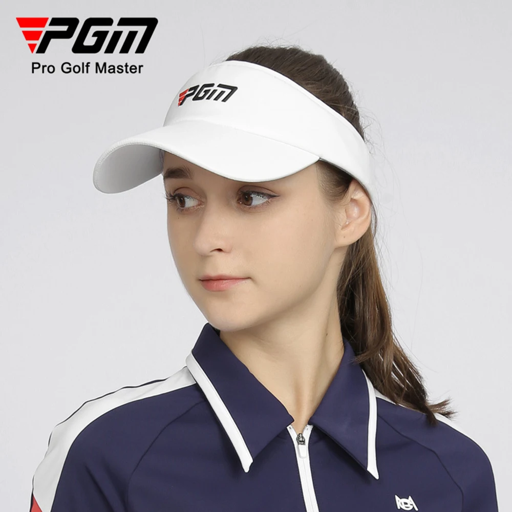 

PGM New Golf Hat Women's Ball Hat Top less Breathable Sun Protection Hat Sports Duck Tongue Hat Sweat-absorbing Inner Lining