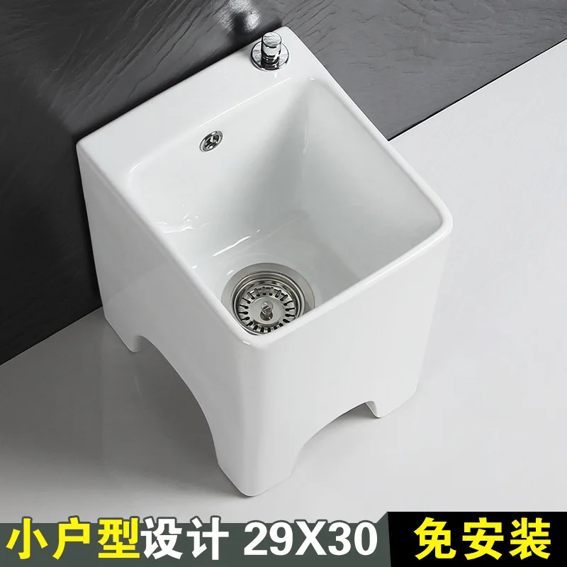 ممسحة غسيل سيراميك لحمام السباحة، شرفة حمام منزلية مربعة #3