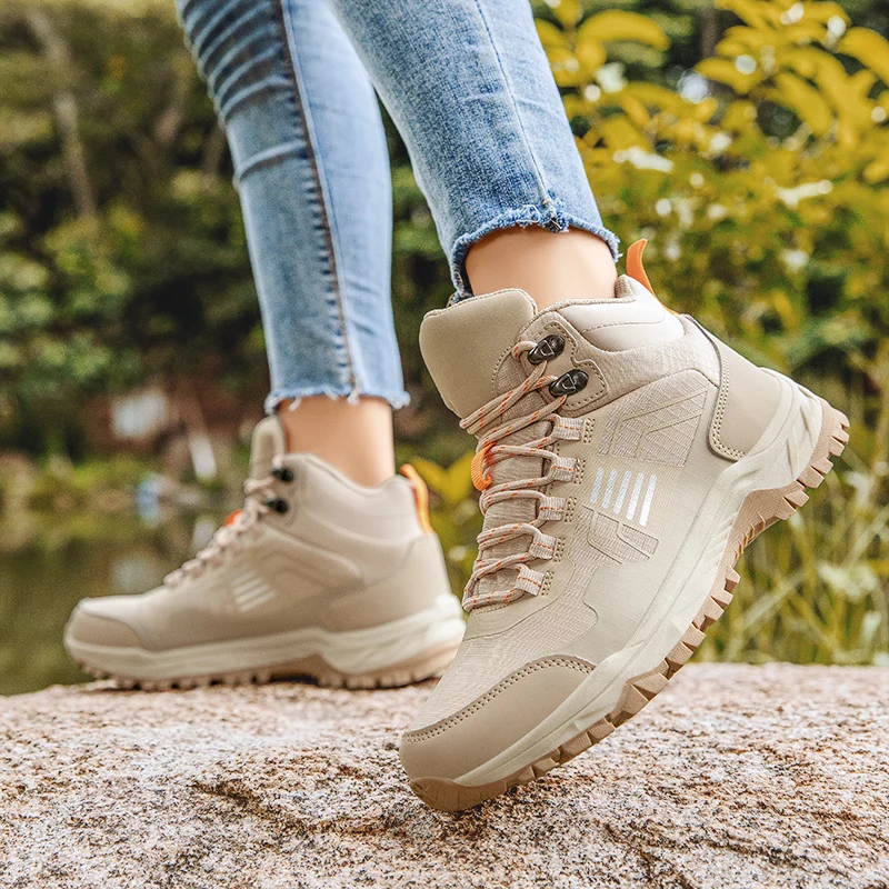 รองเท้าเดินป่าผู้หญิง ฤดูใบไม้ผลิและฤดูใบไม้ร่วง ปี 2025 รุ่นใหม่ กันลื่น สำหรับวิ่งเทรลและเดินป่า