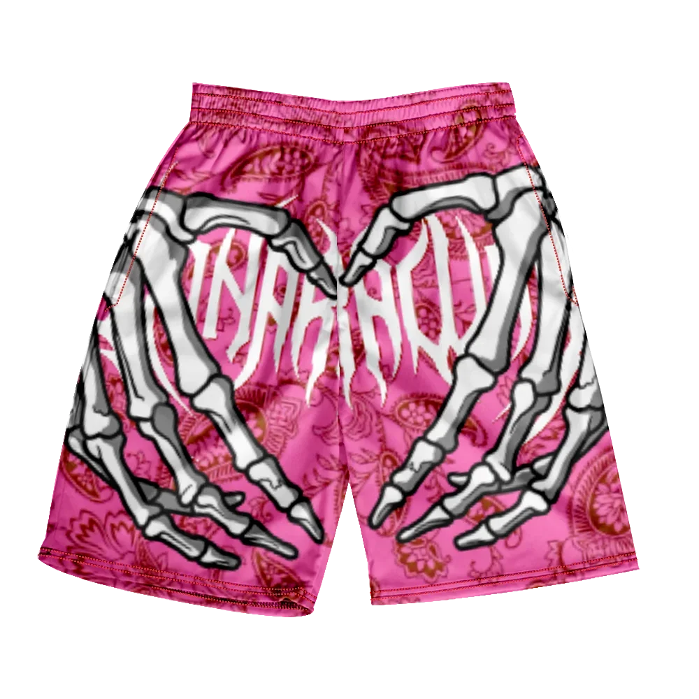 2024 Summer Classic Skull Beach pantaloni corti New Fashion Skeleton Hand Print uomo donna pantaloncini da palestra pantaloncini da ghiaccio ad asciugatura rapida