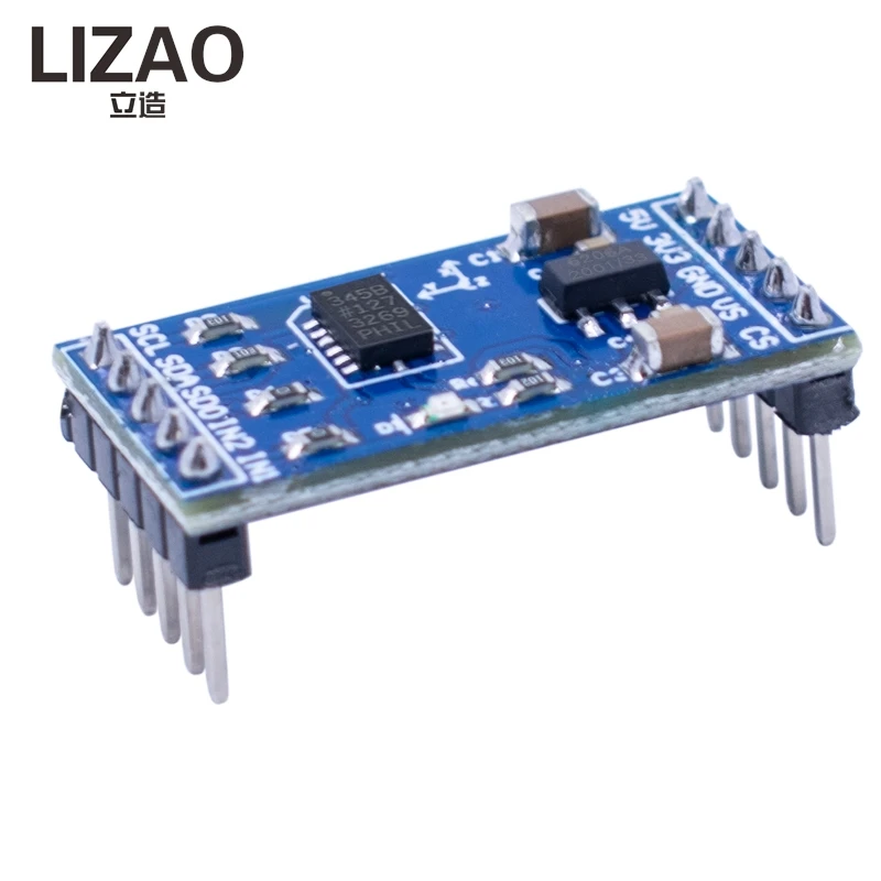 ADXL345 Digital 3-Axis Acceleration Sensor Module I2C/SPI Tilt Angle Measurement Accelerometer Board for Arduino DIY Projects