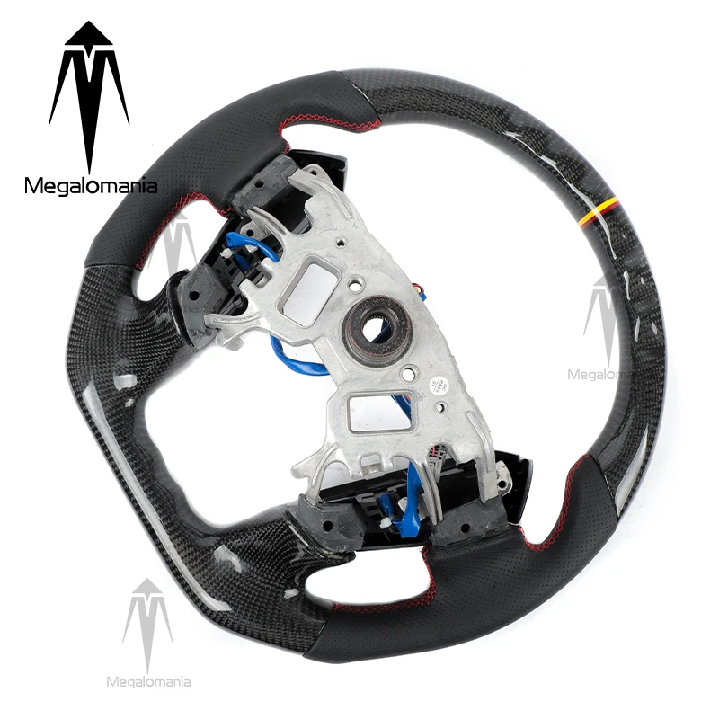 Customize Carbon Fiber Steering Wheel For Nissan Patrol Armada Y62 Y61 LED Steering Wheel