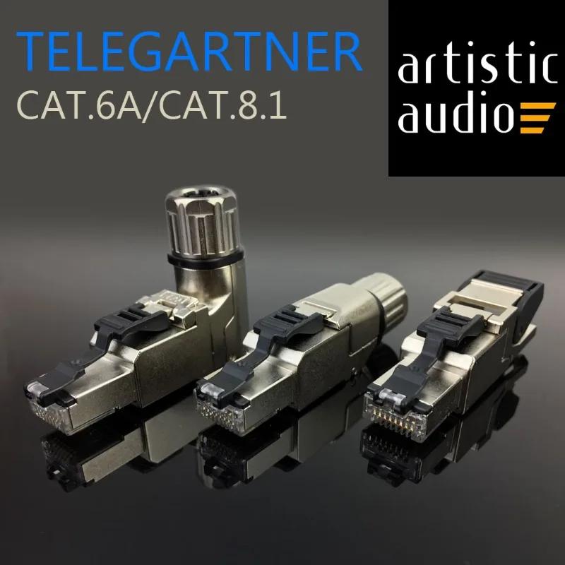Crystal head RJ45 fever network cable plug MFP 8-gigabit port CAT.8 Cat.6/Cat.7
