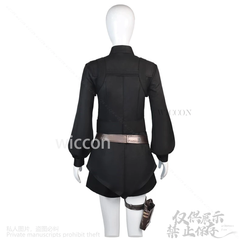 2025 جديد أنيمي الشكل الخاص بك تأثيري Echika Hieda زي المعركة السوداء موحدة حزام الباروكات جيراي كي القوطي لوليتا هالوين مخصصة