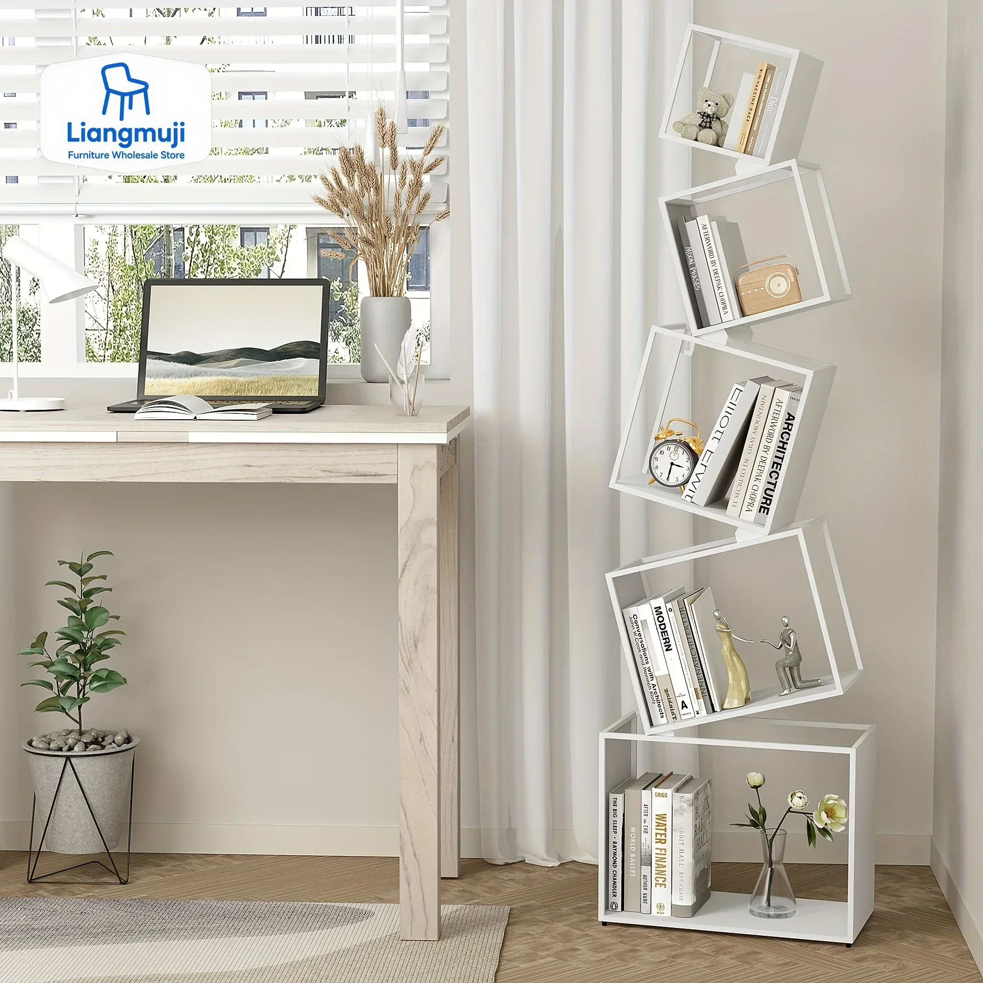 Modern 5-Tier Books… - image