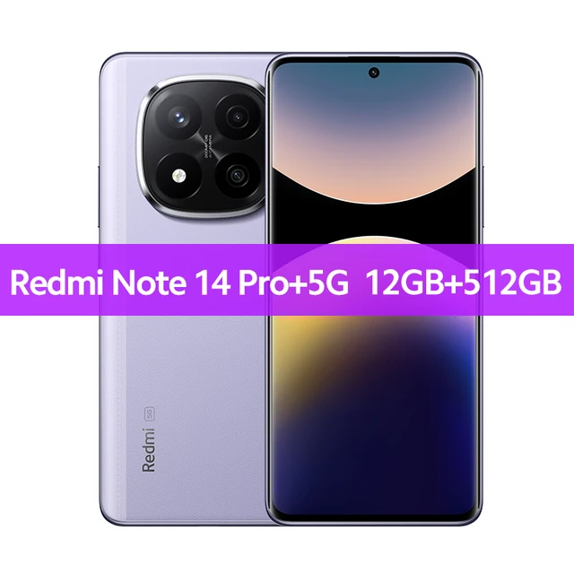 Global version Xiaomi Redmi Note 14 Pro+ 5G Smartphone 200MP AI