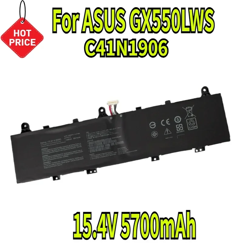 

15.4V 5700mAh C41N1906 Laptop Battery for ASUS GX550LWS GX550LXS FA506QR FA506QM FA706IH FA706QR FX506HC FX506HM FX706H