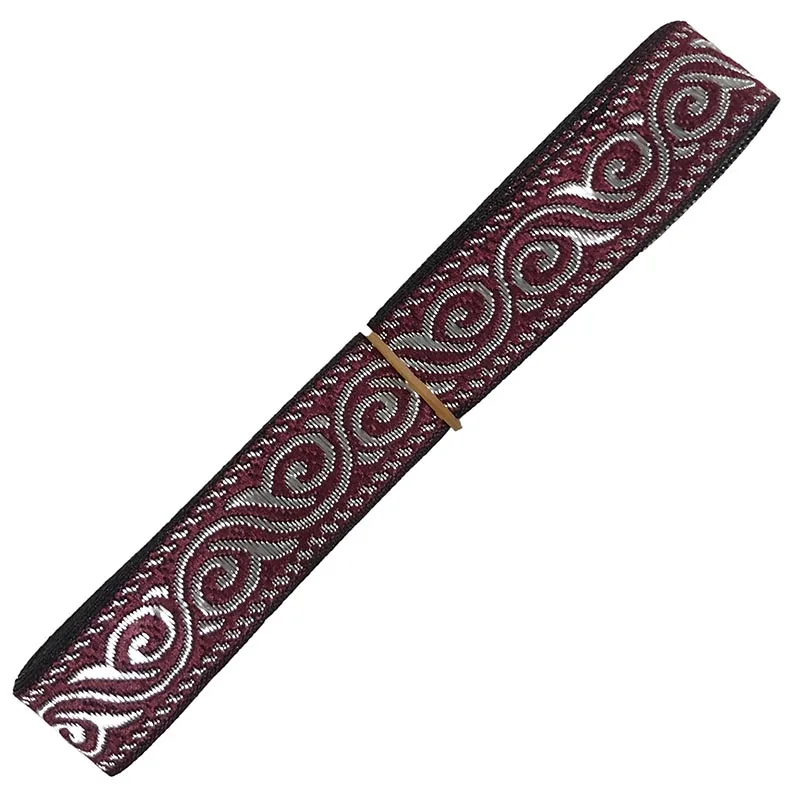 Fita Jacquard Bordada Fita Para O Vestido De Noiva, Tecido De Renda Africano, Acessórios Do Vestuário, Guarnição Do Laço DIY, 7 Jardas, 2cm